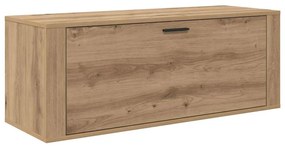 Cipőszekrény polcokkal kézműves tölgy 100 x 35 x 38 cm Faanyag