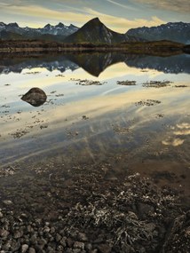 Poszter 30x40cm Hegyvidék a tengerparton, Assaf Frank