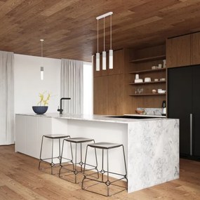 Sollux SL.0649 - BORGIO 3xGU10/40W/230V beton/fém fehér függeszték