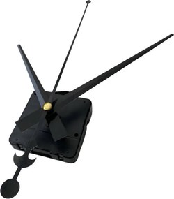 Fekete alumínium óramutatók - horgony mintázat 16 / 12 cm