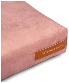 Rózsaszín öko bőr matrac kutyáknak 90x110 cm SoftPET Eco XXL - Rexproduct