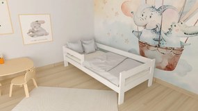 Ala fenyő gyerekágy fehér 80x180 + ajándék ágyrács