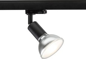 RENDL FAX E27 háromáramkörös sínre fekete 230V LED E27 15W