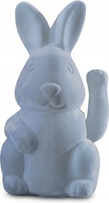 Húsvéti nyuszi integető mancs velúr 20cm Livarno home kék