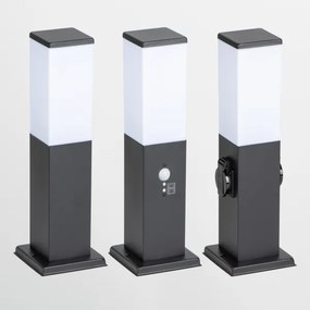 Brilagi - Kültéri lámpa érzékelővel NOVA 1xE27/15W/230V 40 cm IP44 fekete