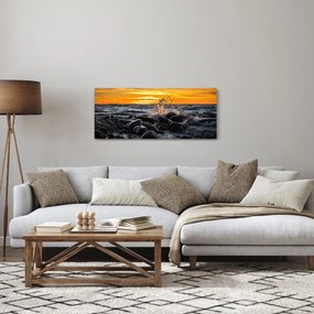 A tenger hullámai képe (120x50 cm)