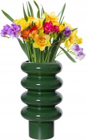 Ăveg virĂĄgvĂĄza 14x25,5cm Zöld dekoratĂv elegĂĄns