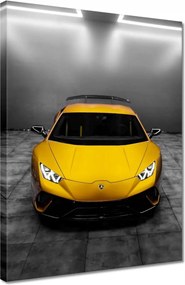 Vászonkép 30x40 Sárga autó Auto Fura