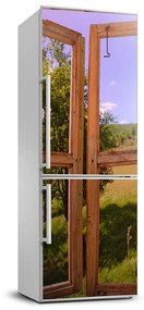Matrica hűtőre A táj az ablakon FridgeStick-70x190-f-3292508