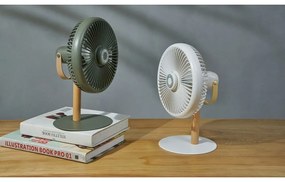 Krémszínű asztali lámpa ventilátorral, távirányítóval (magasság 26 cm) Beyond – Gingko