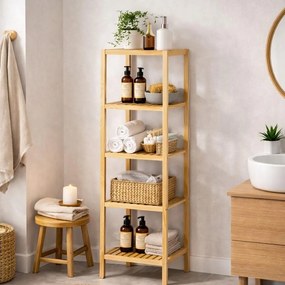 AVENBERG BAMBU 5 Bambuszpolc