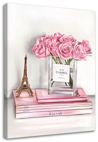 Gario Vászonkép Rózsák Chanel vázában Méret: 40 x 60 cm