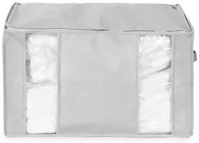 Vákuumos-megerősített textil ruhatároló doboz 56x42x33 cm Granit – Compactor