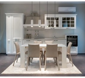 Globo 57911-4H - Csillár zsinóron ROBBY 4xGU10/35W/230V matt króm