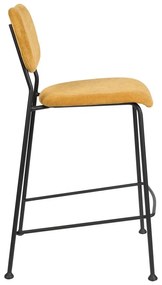 Okkersárga bárszék szett 2 db-os 92 cm Benson – Zuiver