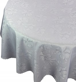 Abrosz Foltálló Asztal Szürke Virágok Kerék Átmérő 130 cm