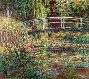 Claude Monet - Festmény reprodukció Vízililiom tó, (40 x 35 cm)