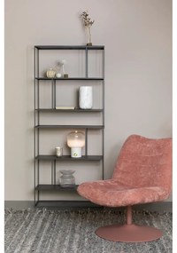 Rózsaszín bársony fotel Bubba – Zuiver