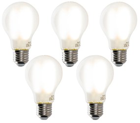 5 db Smart E27 szabályozható Kelvin LED lámpával A60 matt 7W 806 lm 1800-4000K