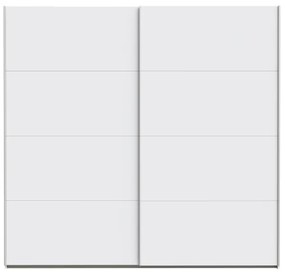 KARO tükrös gardróbszekrény 220x210 cm, fehér