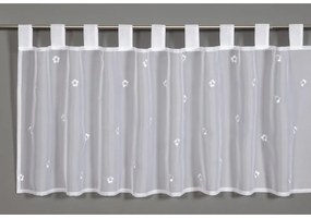 Fehér átlátszó függöny 48x140 cm Voile - Gardinia