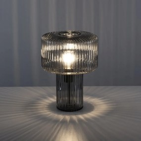 Paul Neuhaus modern asztali lámpa fungus füstös pln4092-25