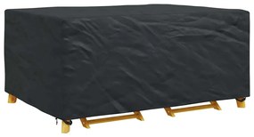 Kültéri bútorhuzat Fekete 240 x 160 x 100 cm 210D