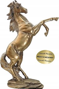 Ló Paripa Csődör Arab Állvány Figura Dekoratív Ajándék 39 cm