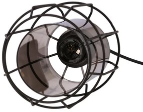 Csillár zsinóron JONERA 1xE27/40W/230V fekete