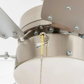 ZEVENTI - FAMARA mennyezeti ventilátor 1xE14/60W/230V szürke