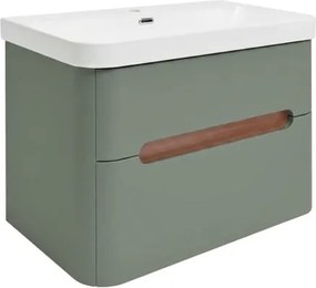 SAT Fusion mosdós szekrény 77,5x53x45 cm eukaliptusz zöld matt SATFUSION280EZU