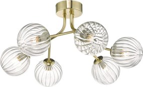 Dar Lighting YISKA YIS6435 Plafonlámpa 6x40W/G9
