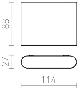 RED-Design Rendl-R12012- LED Kültéri fali lámpa CHOIX 2xLED/3W/230V IP54
