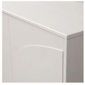 Világosszürke borovi fenyő szekrény 85x135 cm Cadiz – WOOOD