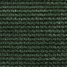 sötétzöld HDPE napvitorla 160 g/m² 2,5 x 2,5 m