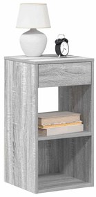 éjjeliszekrények fiókos 2 db szürke sonoma 35x34x66,5 cm