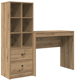 Tárolós Íróasztal Artisan tölgy Szerelt fa
