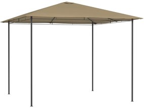 Tópszínű pavilon 3 x 3 x 2,6 m 160 g/m²