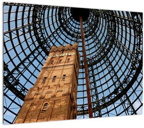 Kép egy toronyról Melbourne-ben (üvegen) (70x50 cm)