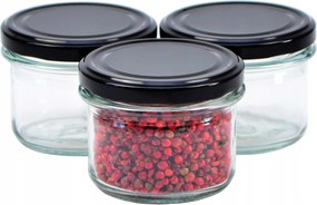 20x Üveg Tároló 235 ml Befőttesüveg Egyszerű Gyertya lekvár tégely