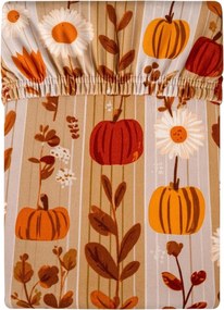 Mikroszálas lepedő PUMPKIN STRIPES színes 180x200 cm