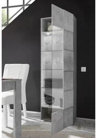 SERIAN komód, betonszürke