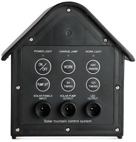 monzana® LED napelemes szökőkút 260 l/h