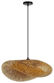 Immax 08269L - Csillár zsinóron HILO 1xE27/40W/230V átm. 60 cm bambusz