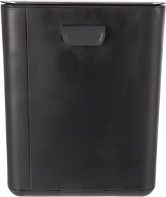 Fekete rozsdamentes acél pedálos szemetes 20 l Black – Orion