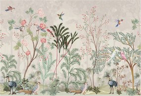 Fali fotótapéta Étkezőbe Trópusi oázis 152x104 Ragasztó