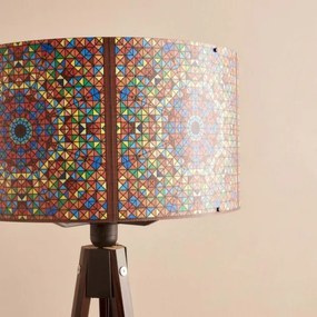 Állólámpa AYD 1xE27/40W/230V barna/többszínű