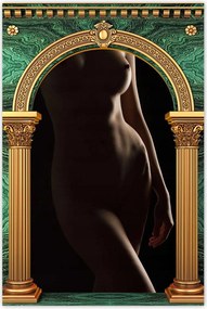 Poszterek 80x120 Természetes szépség Érzéki éjszakai tekintet