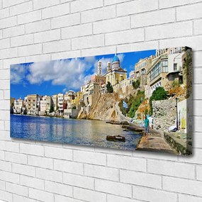 Vászonkép falra Sea város építészet 100x50 cm