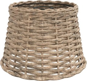 vidaXL barna fonott mennyezeti lámpaernyő Ø25 x 17 cm